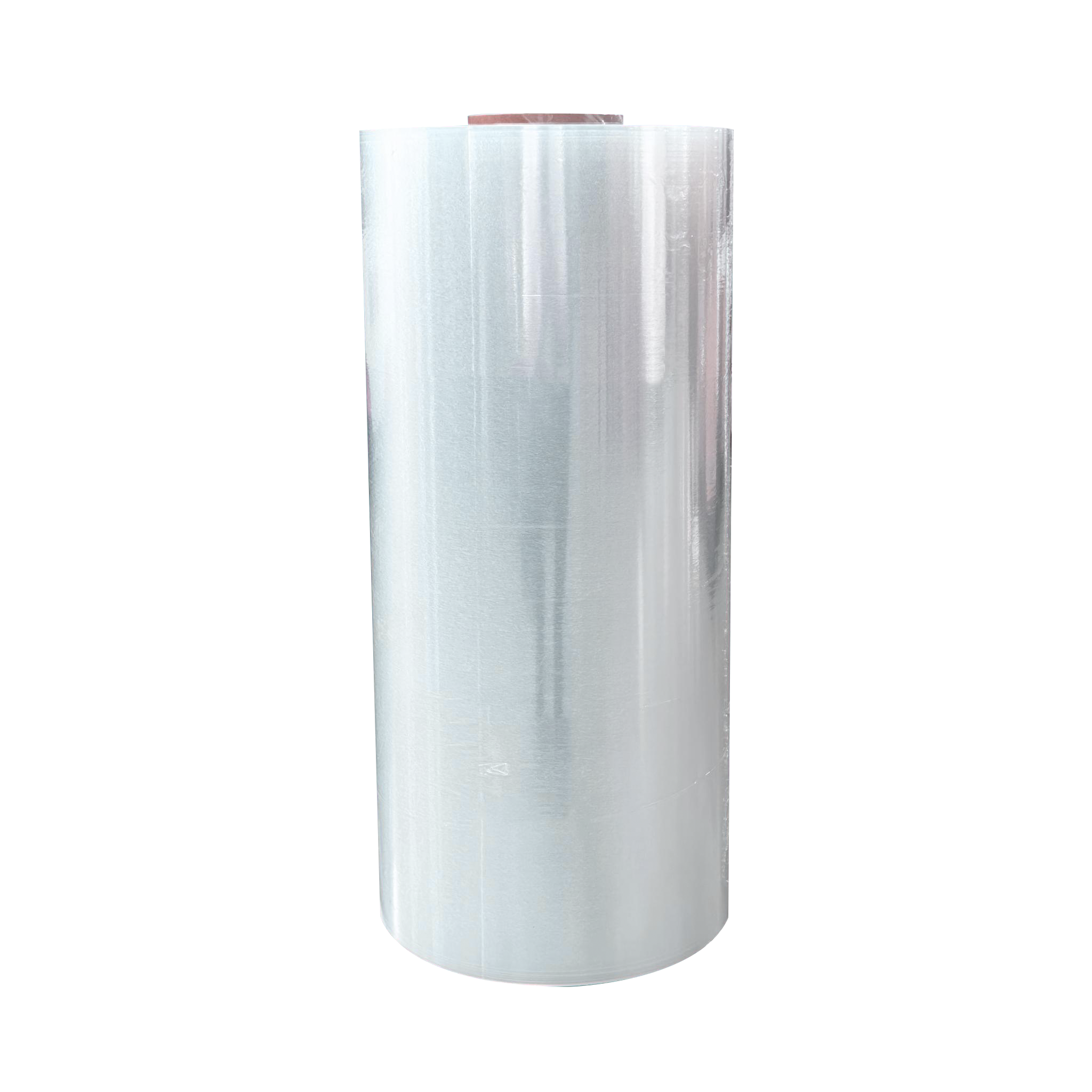 Transparent machine stretch film